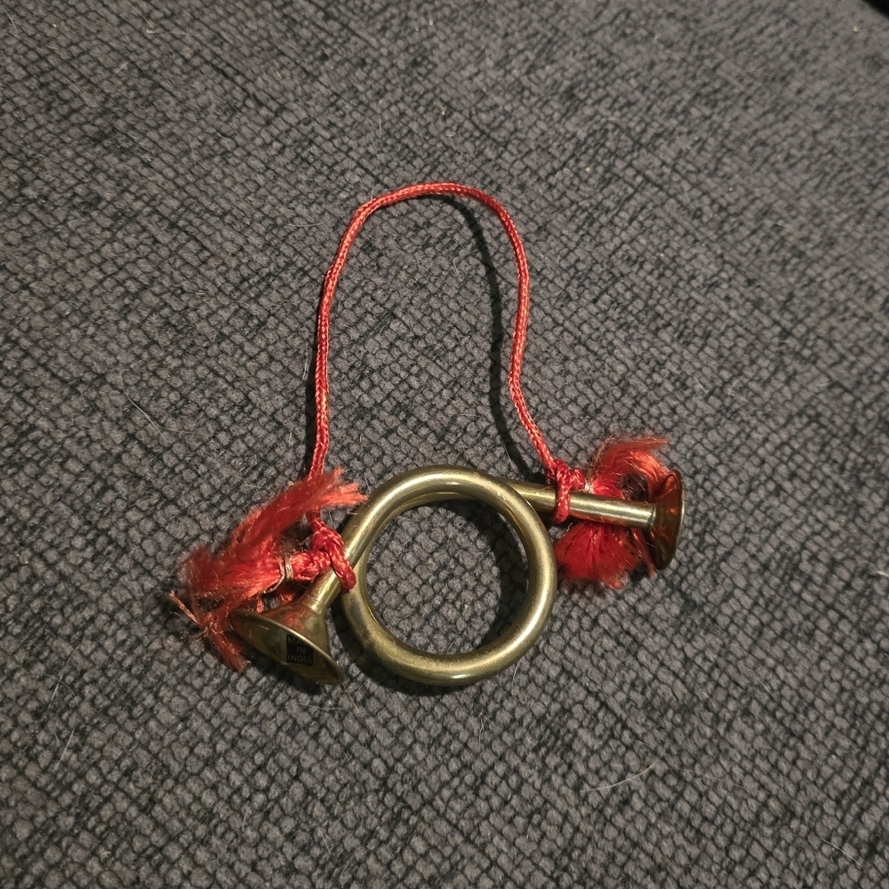 Vintage Hanging Brass French Horn Made In India